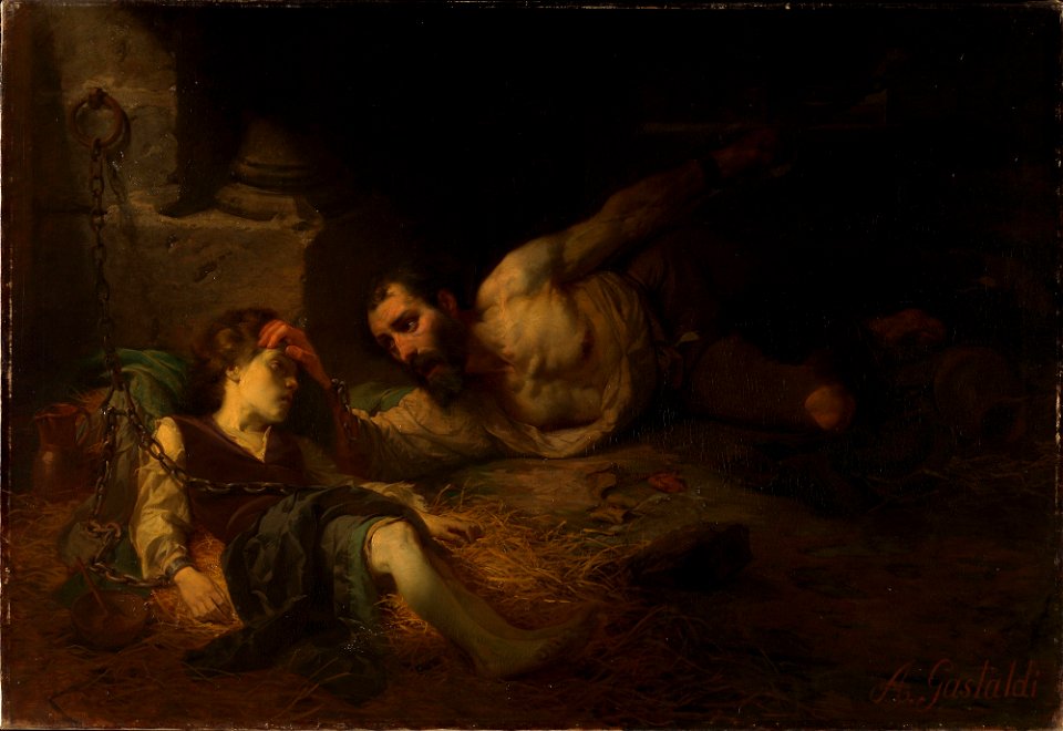 Andrea Gastaldi - The Prisoner of Chillon - NG.M.00206 - National Museum of Art, Architecture and Design
