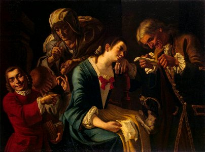 Gaspare Traversi - Reading a Letter - WGA23052