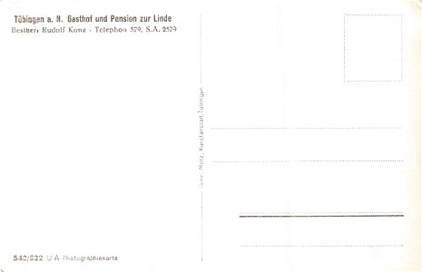 Gasthof und Pension zur Linde (AK 542.522UA Gebr. Metz) R