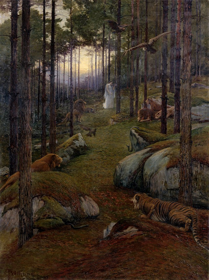 Gaston Bethune - La charmeuse - PPP3744 - Musée des Beaux-Arts de la ville de Paris