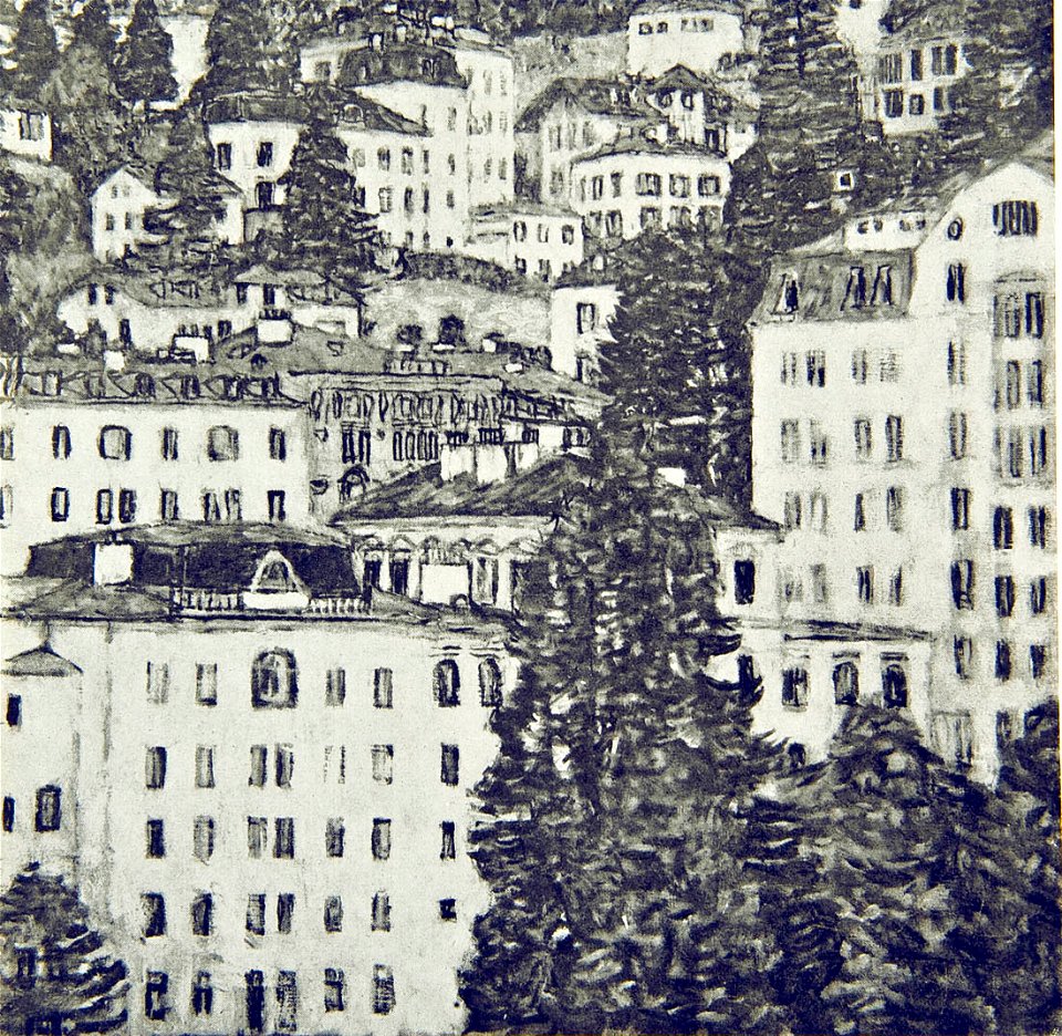Gastein - Gustav Klimt - destruido en 1945
