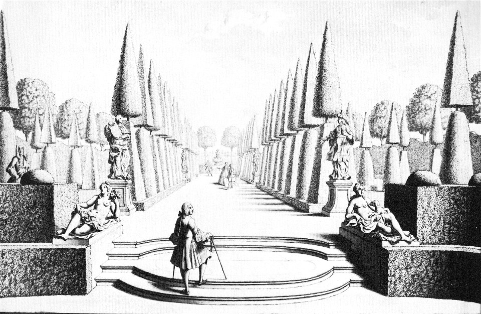 Gartenpalais Starhemberg (später Schönburg)-Seitenallee
