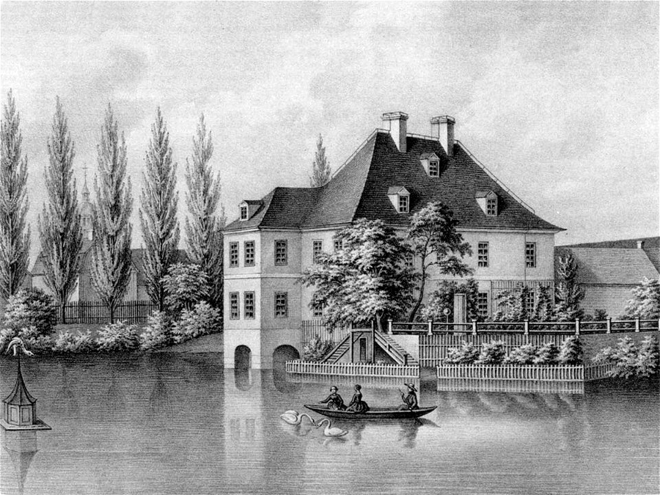 Gaschwitz Neues Herrenhaus um 1850