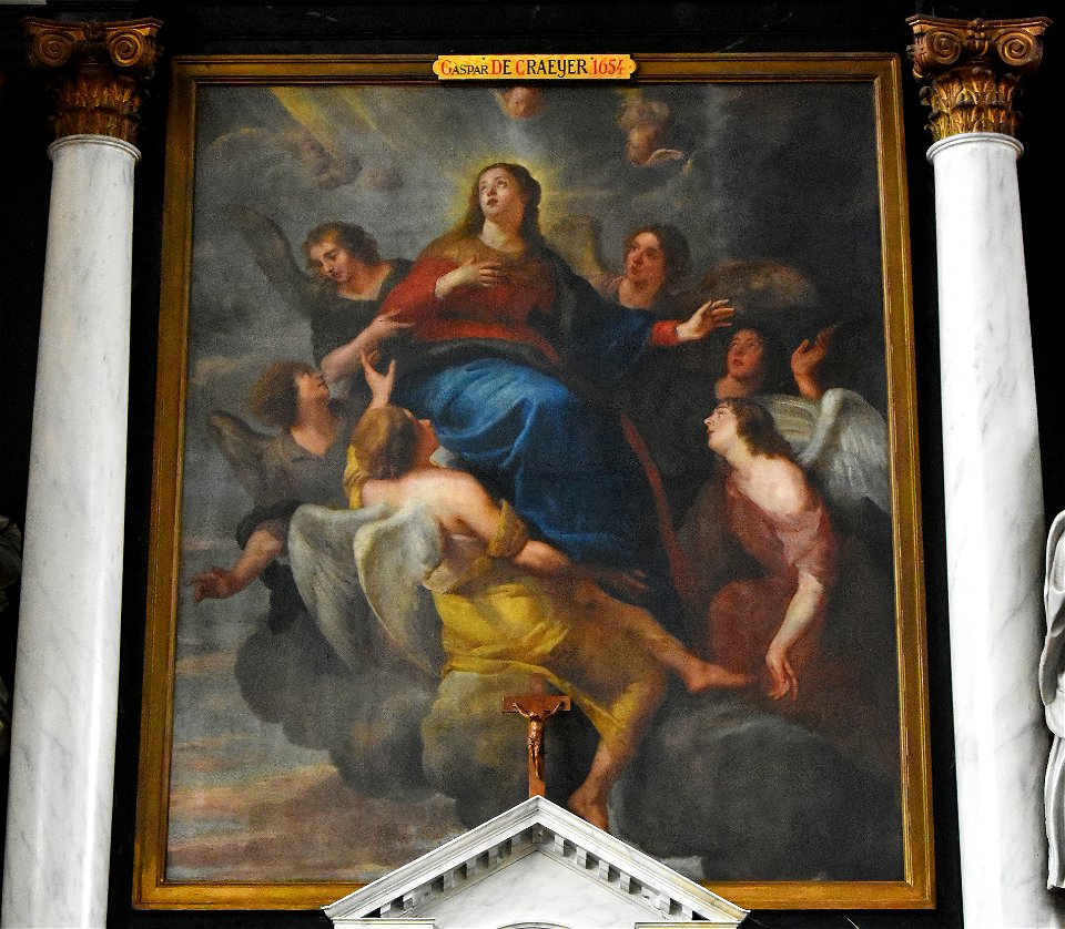 Gaspar de Crayer (1584-1669) Hemelvaart van Maria (1654) Onze-Lieve-Vrouwekerk (Kruibeke) 21-08-2018 15-31-15