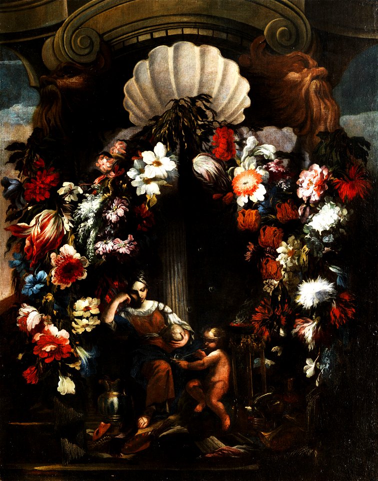 Gasparo Lopez (attr) Allegorie der Künste und Wissenschaften