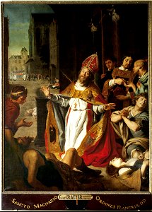 Gaspar de Crayer – Saint Macarius of Ghent