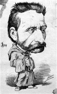 Gaspar Núñez de Arce, de Mecachis, La Semana Cómica, 24-08-1888 (65)