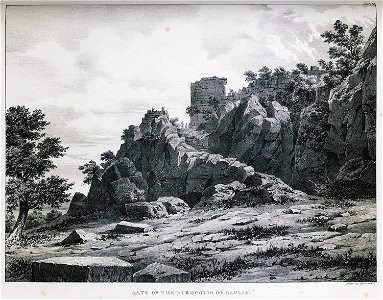 Gate of the Acropolis of Daulia - Dodwell Edward - 1834
