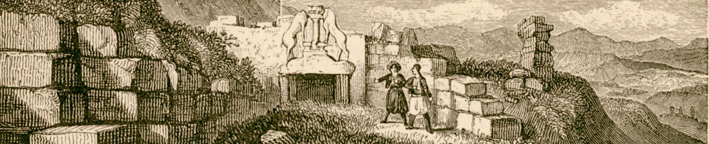 Gate of Lions at Mycenae - Wordsworth Christopher - 1882