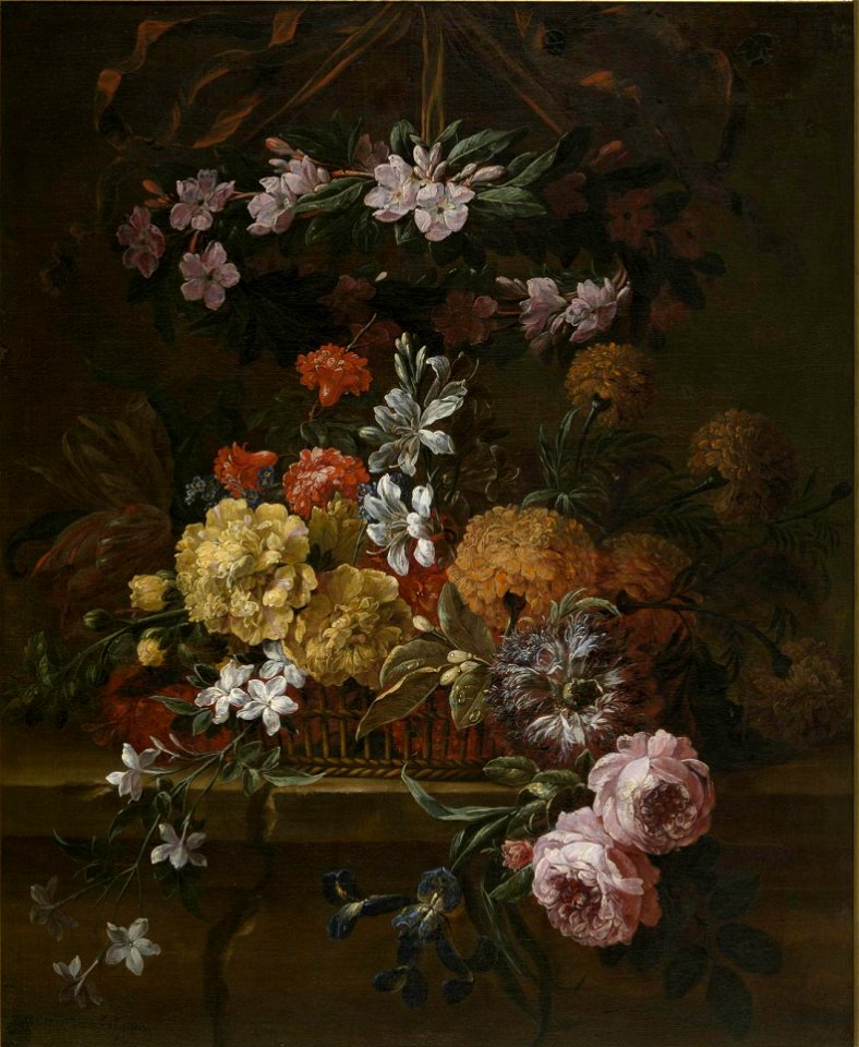 Gaspar-Pieter Verbruggen (II) - Flower Piece - WGA24567
