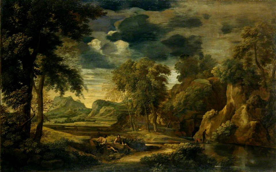 Gaspard Dughet (1615-1675) (style of) - Wooded Rocky Landscape - 772275 - National Trust