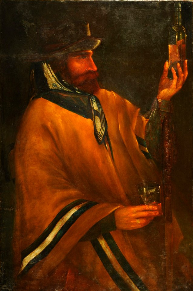 Gaucho con la ginebra - Gaspar Palacio