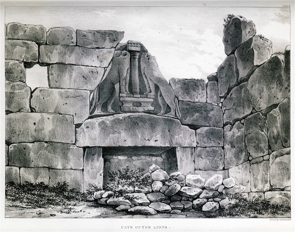 Gate of the Lions - Dodwell Edward - 1834