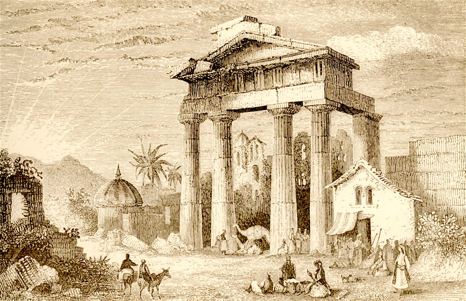 Gate of the so-called New Aggora or Temple of Athena Archegetis - Wordsworth Christopher - 1882