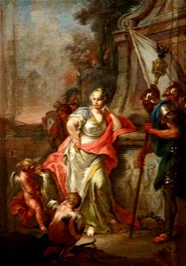 Gaspare Diziani (1689-1767) (attributed to) - A Female Personification of Augsburg as an Imperial Free City - 1530119 - National Trust