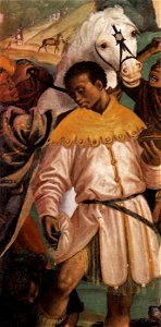 Gaudenzio Ferrari - The Moor King (detail) - WGA07821. Free illustration for personal and commercial use.