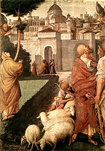Gaudenzio Ferrari - The Annunciation to Joachim and Anna - WGA07822