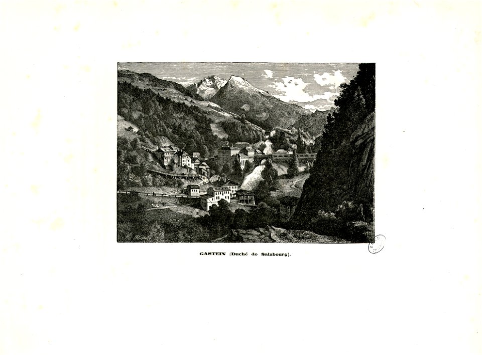 Gastein (Duché de Salzbourg) - Fonds Ancely - B315556101 A BERTHIER 105