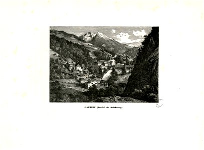 Gastein (Duché de Salzbourg) - Fonds Ancely - B315556101 A BERTHIER 105