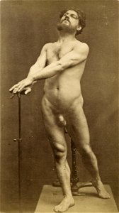 Gaudenzio Marconi (attr) Male nude academic study