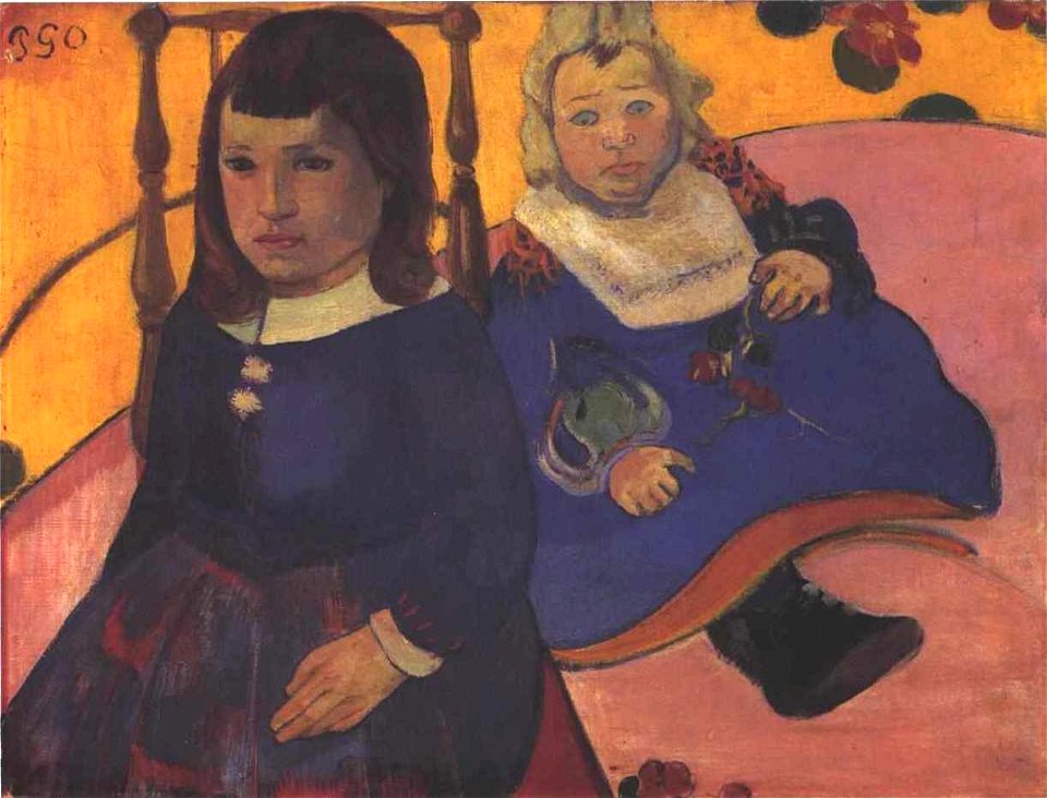 Gauguin - Bildnis zweier Kinder - 1890