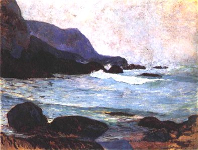 Gauguin - Die Küste bei Bellangenay -1890