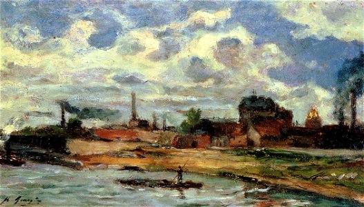 Gauguin 1876 Le Port de Javel I