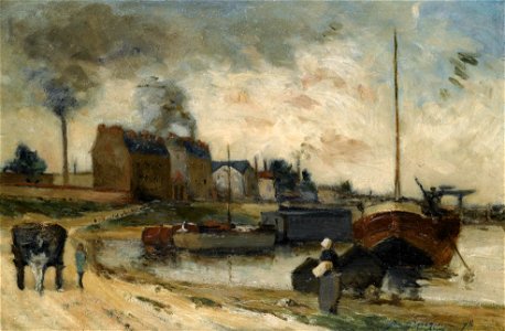 Gauguin Les usines Cail et le quai de Grenelle