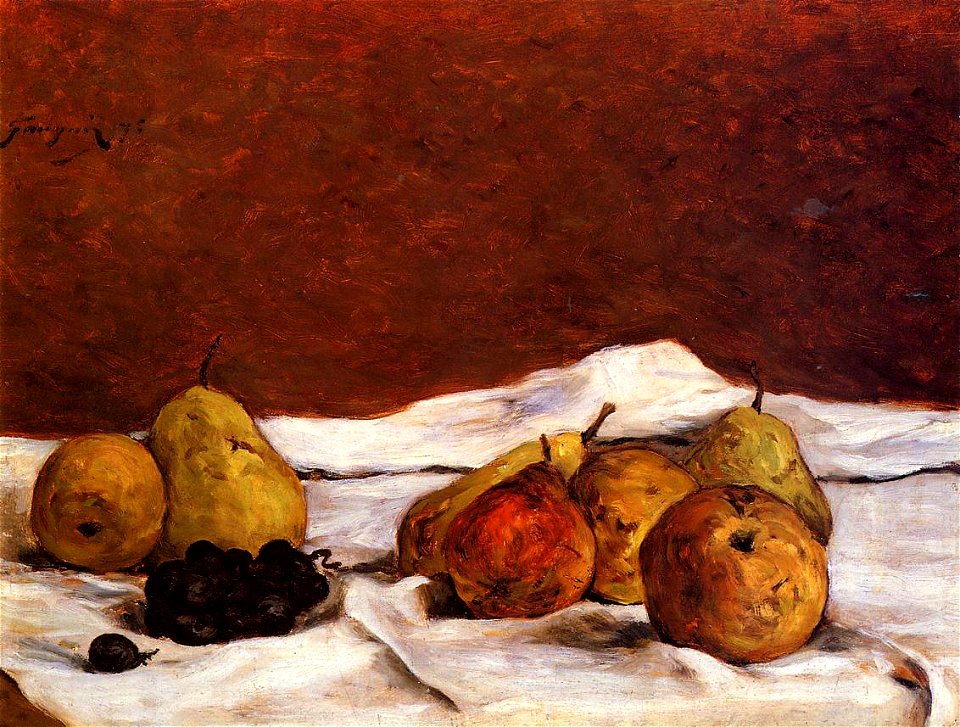 Gauguin 1876 Poires et raisins
