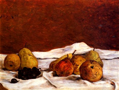 Gauguin 1876 Poires et raisins