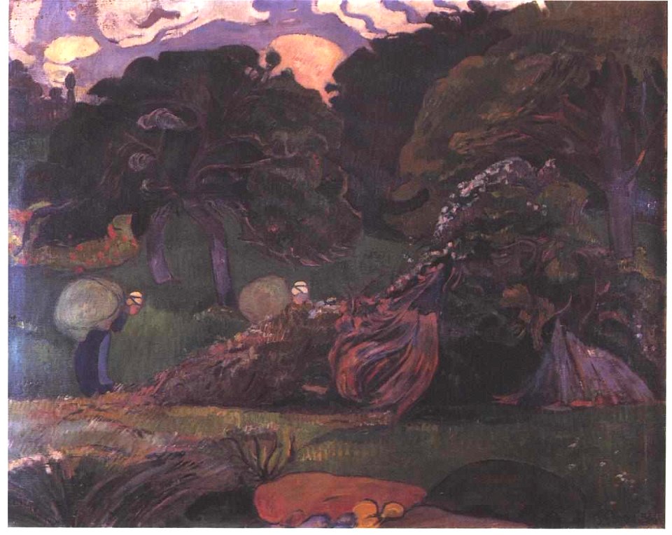 Gauguin - Bretonische Landschaft