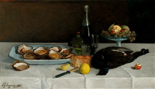Gauguin 1876 Nature morte aux huîtres