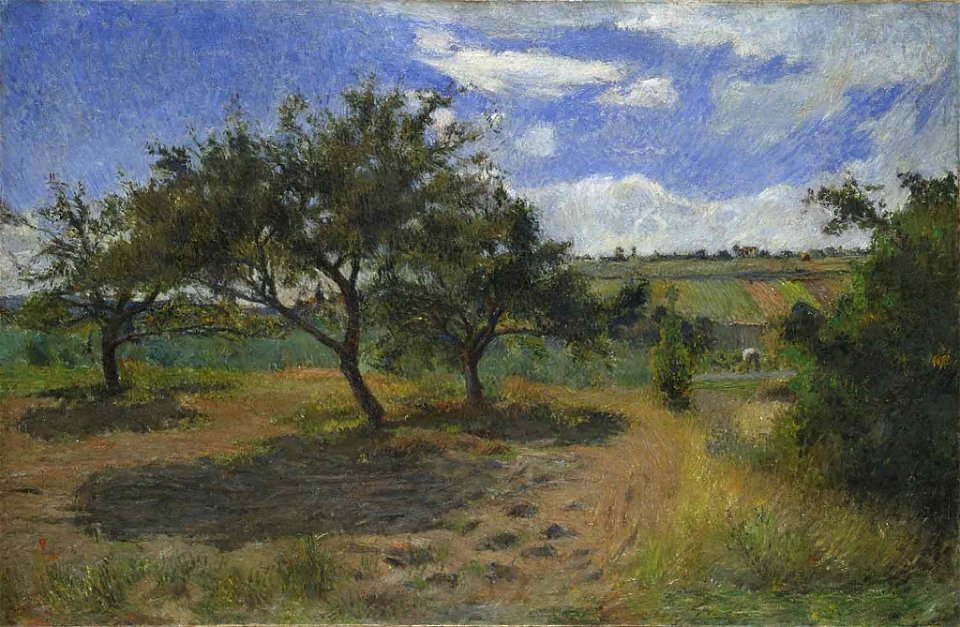 Gauguin 1879 Les Pommiers de l'Hermitage II