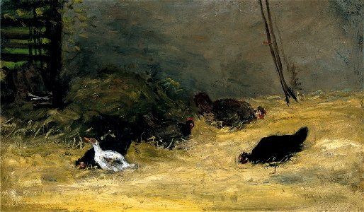Paul Gauguin - Dans le poulailler