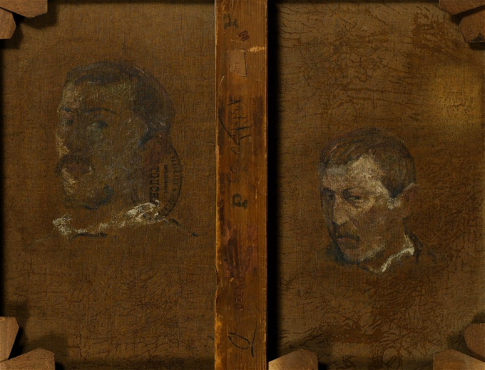 Gauguin 1881 Deux esquisses d'autoportrait