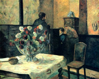 Paul Gauguin, Interieur du peintre Paris, rue Carcel (1881) - 01