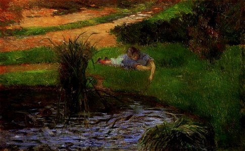 Gauguin 1881 La Petite s'amuse