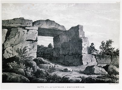 Gate of the Acropolis of Orchomenos - Dodwell Edward - 1834