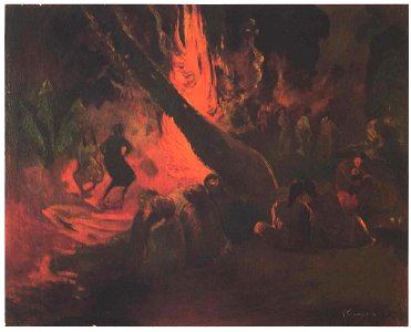 Gauguin - Tahitischer Tanz (Upaupa) 191