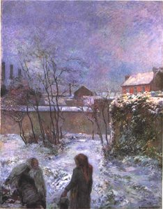 Gauguin - Le Jardin en hiver