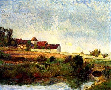Gauguin 1883 La Ferme de la Groue à Osny