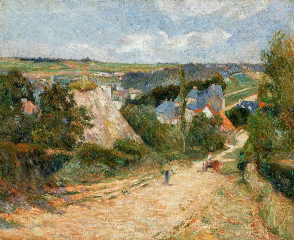 Paul Gauguin - Entrance to the Village of Osny - Google Art Project