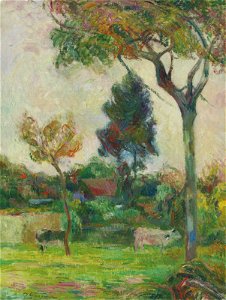 Paul Gauguin - Deux vaches au pré (1884)