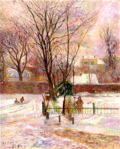 Gauguin 1884 La Neige à Copenhague