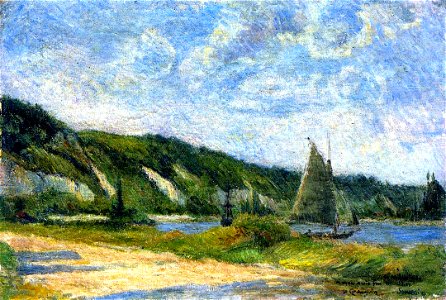 Gauguin 1884 Les Falaises de La Bouille
