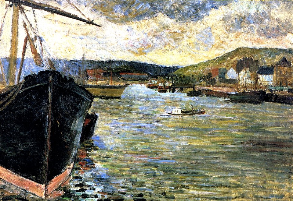 Gauguin 1884 La Seine à Rouen