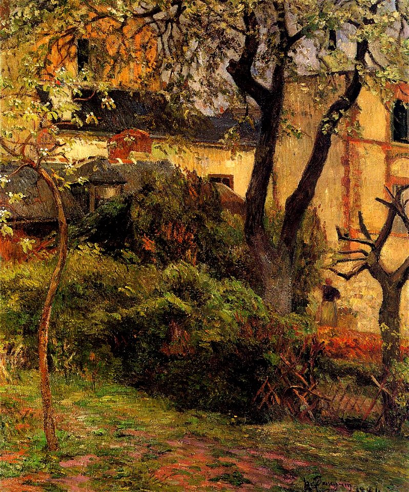 Gauguin 1884 Printemps à Rouen
