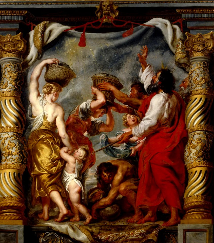 Gathering of the Manna - cartone