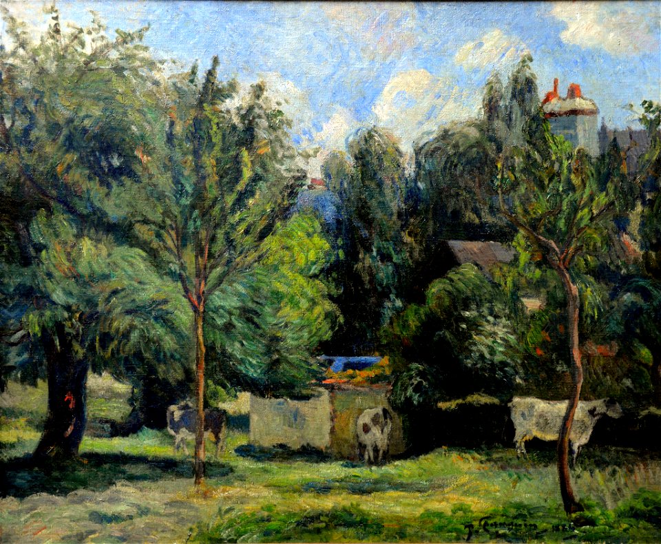 Gauguin 1884 Les Trois vaches