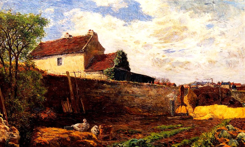 Gauguin 1879 Les Oies devant la ferme